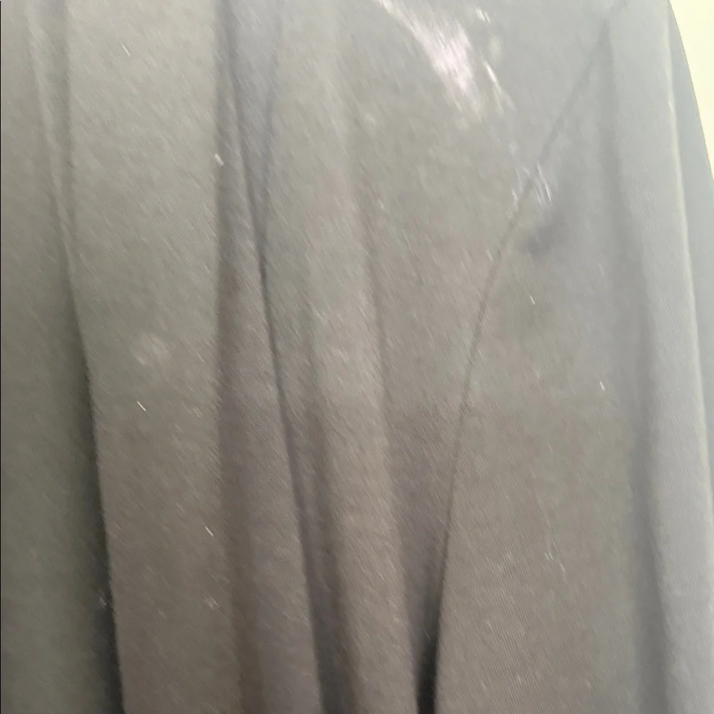 Allegra K Elegant Black Draped Cardigan